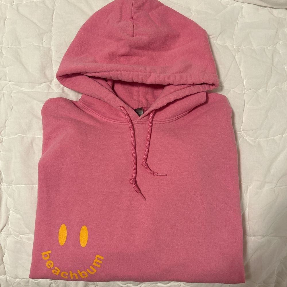 Pink Beachbum Hoodie “Call me when you get to the bridge” Cape Cod